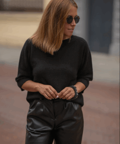 Pull classique à manches 3/4