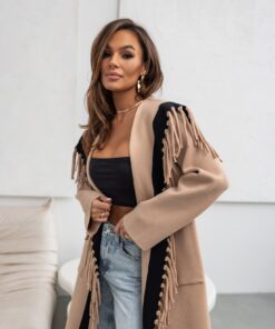 Cardigan avec franges