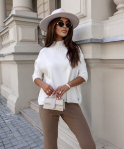 Pull à demi-col roulé