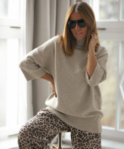 Pull à demi-col roulé