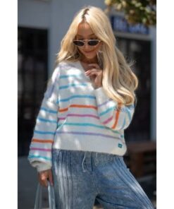 Pull à rayures